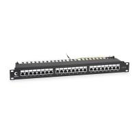 Cabeus PL-24-Cat.6-SH-Dual IDC - 19" (1U), 24  RJ-45,  6,  ,    