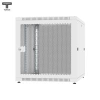 ТЕЛКОМ TLN-12.6.6-ПМ.7035Ш Шкаф напольный 12U 600x600x623мм (ШхГхВ) телекоммуникационный 19", передняя дверь перфорированная - задняя дверь металлическая, цвет серый (RAL7035Ш) (4 места)