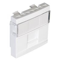 Efapel 45976 SBR  (45x45)  1   Keystone Jack  RJ-45, RJ-12, 