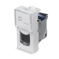 Cabeus KJ-RJ45-Cat.6-SH-180T-FP-L-22,5 Keystone Jack RJ-45(8P8C), 180 ,  6, ,  ,  Mosaic (.076563)