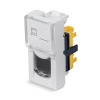 Cabeus KJ-RJ45-Cat.6a-180T-FP-L-22,5 Keystone Jack RJ-45(8P8C), 180 ,  6a,  ,  Mosaic (.076571)