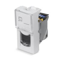 Cabeus KJ-RJ45-Cat.6a-SH-180T-FP-L-22,5 Keystone Jack RJ-45(8P8C), 180 ,  6a, ,  ,  Mosaic (.076573)