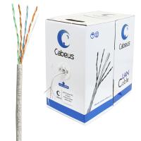 Cabeus UTP-4P-Cat.5e-SOLID-GY    UTP (U/UTP),  5e, 4  (24 AWG), , PVC ()-LS,  (305 )