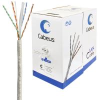 Cabeus UTP-4P-Cat.6-SOLID-GY    UTP (U/UTP),  6, 4  (23 AWG), , PVC ()-LS,  (305 )