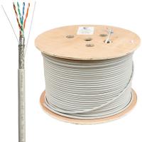 Cabeus SFTP-4P-Cat.5e-SOLID-GY     SFTP (SF/UTP),  5e, 4  (24 AWG),  (305 ), PVC ()-LS