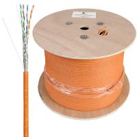 Cabeus STP-4P-Cat.6a-SOLID-IN-LSZH Кабель витая пара экранированная STP (U/FTP), категория 6a (10GBE), 4 пары, (23 AWG), одножильный (solid), каждая пара в экране (фольга), LSZH, нг(А)-HF, (305 м)