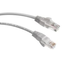 Cabeus PC-UTP-RJ45-Cat.6-5m Патч-корд U/UTP, категория 6, 2xRJ45/8p8c, неэкранированный, серый, PVC, 5м