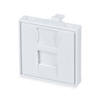 Cabeus FP-45-1M Вставка 45x45 (Mosaic) для 1 модуля формата Keystone Jack