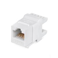 Cabeus KJ-RJ45-Cat.6-180 Degree Вставка Keystone Jack RJ-45(8P8C), 180 градусов, категория 6, Dual IDC (110&Krone type), белая