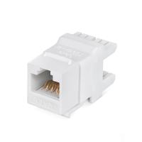 Cabeus KJ-RJ45-Cat.6-180 Degree  Keystone Jack RJ-45(8P8C), 180 ,  6, Dual IDC (110&Krone type), 