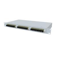 ТЕЛКОМ КСп-19-1U-24-SC/UPC-62.5/125 Кросс оптический 19" стоечный 1U на 24 порта SC 62,5/125мкм предсобранный (пигтейл SC 62,5/125-24шт, розетка SC-24шт, сплайс кассета, КДЗС-24шт)