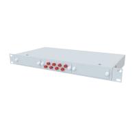 ТЕЛКОМ КСп-19-1U-8-FC/UPC-OM2-50/125 Кросс оптический 19" стоечный 1U на 8 портов FC 50/125мкм (OM2) предсобранный (пигтейл FC 50/125 (OM2)-8шт, розетка FC-8шт, сплайс кассета, КДЗС-8шт)