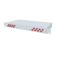 ТЕЛКОМ КСп-19-1U-16-FC/UPC-OM3-50/125 Кросс оптический 19" стоечный 1U на 16 портов FC 50/125мкм (OM3) предсобранный (пигтейл FC 50/125 (OM3)-16шт, розетка FC-16шт, сплайс кассета, КДЗС-16шт)