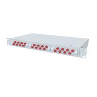 ТЕЛКОМ КСп-19-1U-24-FC/UPC-62.5/125 Кросс оптический 19" стоечный 1U на 24 портов FC 62,5/125мкм предсобранный (пигтейл FC 62.5/125-24шт, розетка FC-24шт, сплайс кассета, КДЗС-24шт)