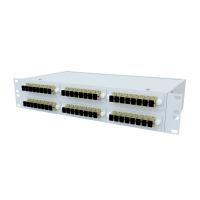 ТЕЛКОМ КСп-19-2U-48-SC/UPC-OM2-50/125 Кросс оптический 19" стоечный 2U на 48 портов SC 50/125мкм (OM2) предсобранный (пигтейл SC 50/125 (OM2)-48шт, розетка SC-48шт, сплайс кассета, КДЗС-48шт)