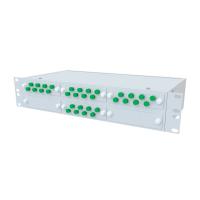 ТЕЛКОМ КСп-19-2U-32-FC/APC-9/125 Кросс оптический 19" стоечный 2U на 32 порта FC 9/125мкм предсобранный (пигтейл FC/APC 9/125-32шт, розетка FC-32шт, сплайс кассета, КДЗС-32шт)