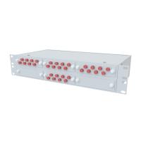 ТЕЛКОМ КСп-19-2U-32-FC/UPC-62.5/125 Кросс оптический 19" стоечный 2U на 32 порта FC 62,5/125мкм предсобранный (пигтейл FC 62,5/125-32шт, розетка FC-32шт, сплайс кассета, КДЗС-32шт)