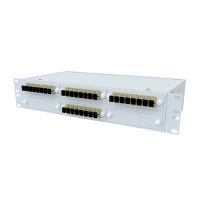ТЕЛКОМ КСп-19-2U-32-SC/UPC-OM2-50/125 Кросс оптический 19" стоечный 2U на 32 порта SC 50/125мкм (OM2) предсобранный (пигтейл SC 50/125 (OM2)-32шт, розетка SC-32шт, сплайс кассета, КДЗС-32шт)