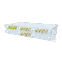 ТЕЛКОМ КСп-19-2U-32-ST/UPC-9/125 Кросс оптический 19" стоечный 2U на 32 порта ST/UPC 9/125мкм предсобранный (пигтейл ST/UPC 9/125-32шт, розетка ST-32шт, сплайс кассета, КДЗС-32шт)