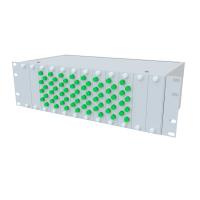ТЕЛКОМ КСп-19-3U-64-FС/APC-9/125 Кросс оптический 19" стоечный 3U на 64 порта FС/APC 9/125мкм предсобранный (пигтейл FС/APC 9/125-64шт, розетка FС/APC-64шт, сплайс кассета, КДЗС-64шт)