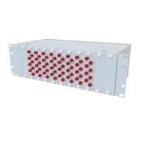 ТЕЛКОМ КСп-19-3U-64-FС/UPC-62.5/125 Кросс оптический 19" стоечный 3U на 64 порта FС 62,5/125мкм предсобранный (пигтейл FС 62,5/125-64шт, розетка FС-64шт, сплайс кассета, КДЗС-64шт)