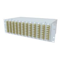 ТЕЛКОМ КСп-19-3U-96-DLC/UPC-62.5/125 Кросс оптический 19" стоечный 3U на 96 портов DLC 62,5/125мкм предсобранный (пигтейл LC 62,5/125-192шт, розетка DLC-96шт, сплайс кассета, КДЗС-192шт)
