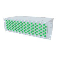 ТЕЛКОМ КСп-19-3U-96-FС/APC-9/125 Кросс оптический 19" стоечный 3U на 96 портов FС/APC 9/125мкм предсобранный (пигтейл FС/APC 9/125-96шт, розетка FС/APC-96шт, сплайс кассета, КДЗС-96шт)