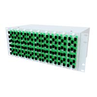ТЕЛКОМ КСп-19-4U-144-SС/APC-9/125 Кросс оптический 19" стоечный 4U на 144 порта SС/APC 9/125мкм предсобранный (пигтейл SС/APC 9/125-144шт, розетка SС-144шт, сплайс кассета, КДЗС-144шт)