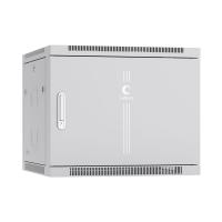 Cabeus SH-05F-9U60/45m Шкаф телекоммуникационный настенный 19" 9U 600x450x501mm (ШхГхВ) дверь металл, цвет серый (RAL 7035)