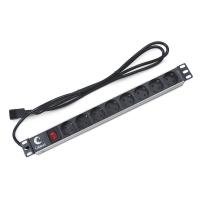 Cabeus PDU-8P-2IEC    19" , , 8 , 10 A, ,  ,  2 ,  IEC 320 C14