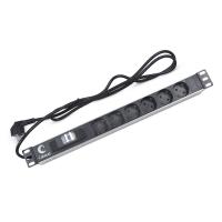 Cabeus PDU-6P-B-2EU    19" , , 6 ,   16 A ,  2,  ,  