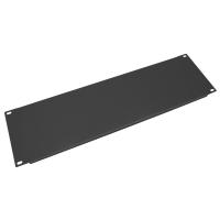 Cabeus SH-J019-3U-BK Заглушка (Фальш-Панель) 19" 3U, цвет черный (RAL 9004)