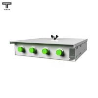 ТЕЛКОМ КНп-4-FC/APC-9/125 Кросс оптический настенный на 4 порта FC/APC 9/125мкм предсобранный (пигтейл FC/APC 9/125-4шт, розетка FC-4шт, ложемент, КДЗС-4шт)