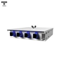 ТЕЛКОМ КНп-4-SC/UPC-9/125 Кросс оптический настенный на 4 порта SC/UPC 9/125мкм предсобранный (пигтейл SC/UPC 9/125-4шт, розетка SC-4шт, ложемент, КДЗС-4шт)
