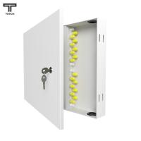 ТЕЛКОМ КНп-16-ST/UPC-9/125 Кросс оптический настенный на 16 портов ST/UPC 9/125мкм предсобранный (пигтейл ST/UPC 9/125-16шт, розетка ST-16шт, планки FC/ST, сплайс кассета с крышкой-1шт, КДЗС-16шт)