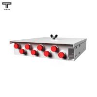 ТЕЛКОМ КНп-8-FC/UPC-ОМ3-50/125 Кросс оптический настенный на 8 портов FC 50/125мкм (ОМ3) предсобранный (пигтейл FC 50/125 (ОМ3)-8шт, розетка FC-8шт, ложемент, КДЗС-8шт)