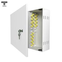 ТЕЛКОМ КНп-24-ST/UPC-9/125 Кросс оптический настенный на 24 порта ST/UPC 9/125мкм предсобранный (пигтейл ST/UPC 9/125-24шт, розетка ST-24шт, планки FC/ST, сплайс кассета с крышкой-1шт, КДЗС-24шт)