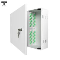 ТЕЛКОМ КНп-32-FC/APC-9/125 Кросс оптический настенный на 32 порта FC/APC 9/125мкм предсобранный (пигтейл FC/APC 9/125-32шт, розетка FC-32шт, планки FC/ST, сплайс кассета-1шт, КДЗС-32шт)
