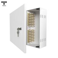 ТЕЛКОМ КНп-48-DLC/UPC-62,5/125 Кросс оптический настенный на 48 портов DLC 62,5/125мкм предсобранный (пигтейл LC 62,5/125-96шт, розетка DLC-48шт, сплайс кассета-3шт, крышка для сплайс кассеты-1шт, КДЗС-96шт)
