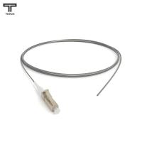 ТЕЛКОМ ШОС-0.9-PT-LC/U-MM62,5-1.5м-LSZH Пигтейл оптический pt LC/UPC 62,5/125 OM1 многомодовый MM (0.9мм) LSZH, 1,5м