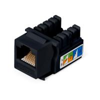 Cabeus KJ-RJ45-Cat.5e-90-BK  Keystone Jack RJ-45,  5e,   110, 