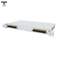 ТЕЛКОМ КСВп-19-1U-16-SC/UPC-OM2-50/125 Кросс оптический 19" выдвижной 1U на 16 портов SC 50/125мкм предсобранный (пигтейл SC 50/125 (OM2)-16шт, розетка SC-16шт, сплайс кассета с крышкой-1шт, КДЗС-16шт)