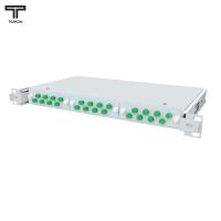 ТЕЛКОМ КСВп-19-1U-24-FC/APC-9/125 Кросс оптический 19" выдвижной 1U на 24 портов FC/APC 9/125мкм предсобранный (пигтейл FC/APC 9/125-24шт, розетка FC-24шт, сплайс кассета с крышкой-1шт, КДЗС-24шт)