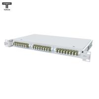 ТЕЛКОМ КСВп-19-1U-24-DLC/UPC-62.5/125 Кросс оптический 19" выдвижной 1U на 24 портов DLC 62,5/125мкм предсобранный (пигтейл LC 62.5/125-48шт, розетка DLC-24шт, сплайс кассета - 2шт, крышка для сплайс кассеты-1шт, КДЗС-48шт)