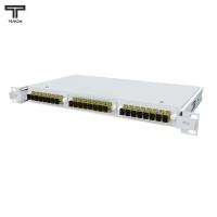 ТЕЛКОМ КСВп-19-1U-24-SC/UPC-OM2-50/125 Кросс оптический 19" выдвижной 1U на 24 портов SC 50/125мкм предсобранный (пигтейл SC 50/125 (OM2)-24шт, розетка SC-24шт, сплайс кассета с крышкой-1шт, КДЗС-24шт)