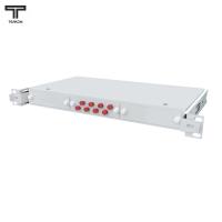 ТЕЛКОМ КСВп-19-1U-8-FC/UPC-OM2-50/125 Кросс оптический 19" выдвижной 1U на 8 портов FC 50/125мкм предсобранный (пигтейл FC 50/125 (OM2)-8шт, розетка FC-8шт, сплайс кассета с крышкой-1шт, КДЗС-8шт)