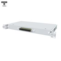 ТЕЛКОМ КСВп-19-1U-8-SC/UPC-OM2-50/125 Кросс оптический 19" выдвижной 1U на 8 портов SC 50/125мкм предсобранный (пигтейл SC 50/125 (OM2)-8шт, розетка SC-8шт, сплайс кассета с крышкой-1шт, КДЗС-8шт)