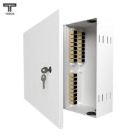 ТЕЛКОМ КНп-24-SC/UPC-ОМ3-50/125 Кросс оптический настенный на 24 порта SC 50/125мкм (ОМ3) предсобранный (пигтейл SC 50/125 (ОМ3)-24шт, розетка SC-24шт, планки SC/DLC, сплайс кассета с крышкой-1шт, КДЗС-24шт)