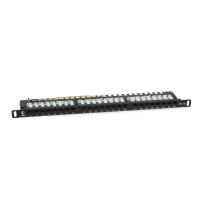 Cabeus PLHD-24-Cat.5e-Dual-90-0,5U -   19" (0,5U), 24  RJ-45,  5e, Dual IDC, 90 ,    