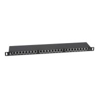 Cabeus PLHD-24-Cat.6-SH-Dual-0,5U -   19" (0,5U), 24  RJ-45,  6,  , Dual IDC